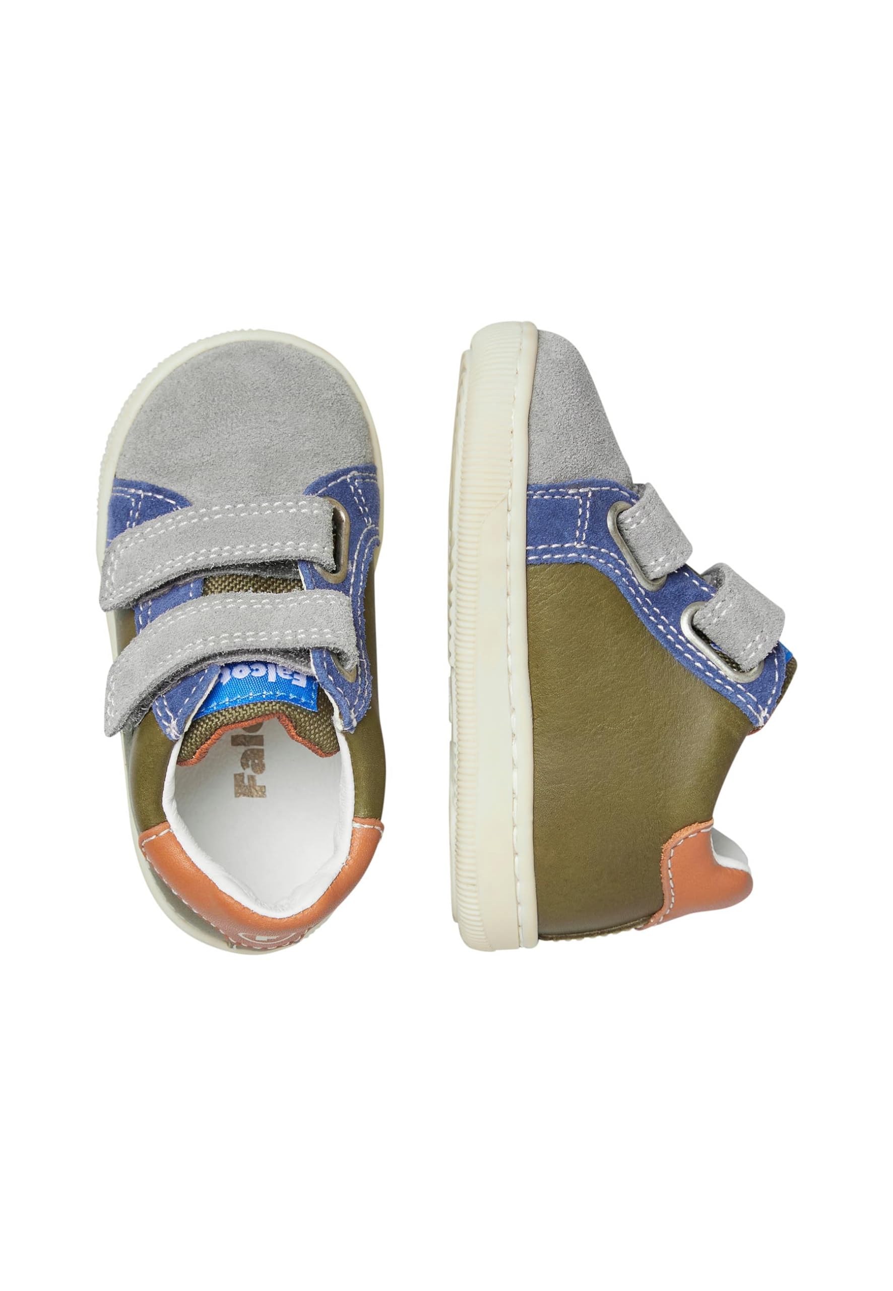 Falcotto KINER VL Calf/Suede Militare-Dark Grey-Dark Orange