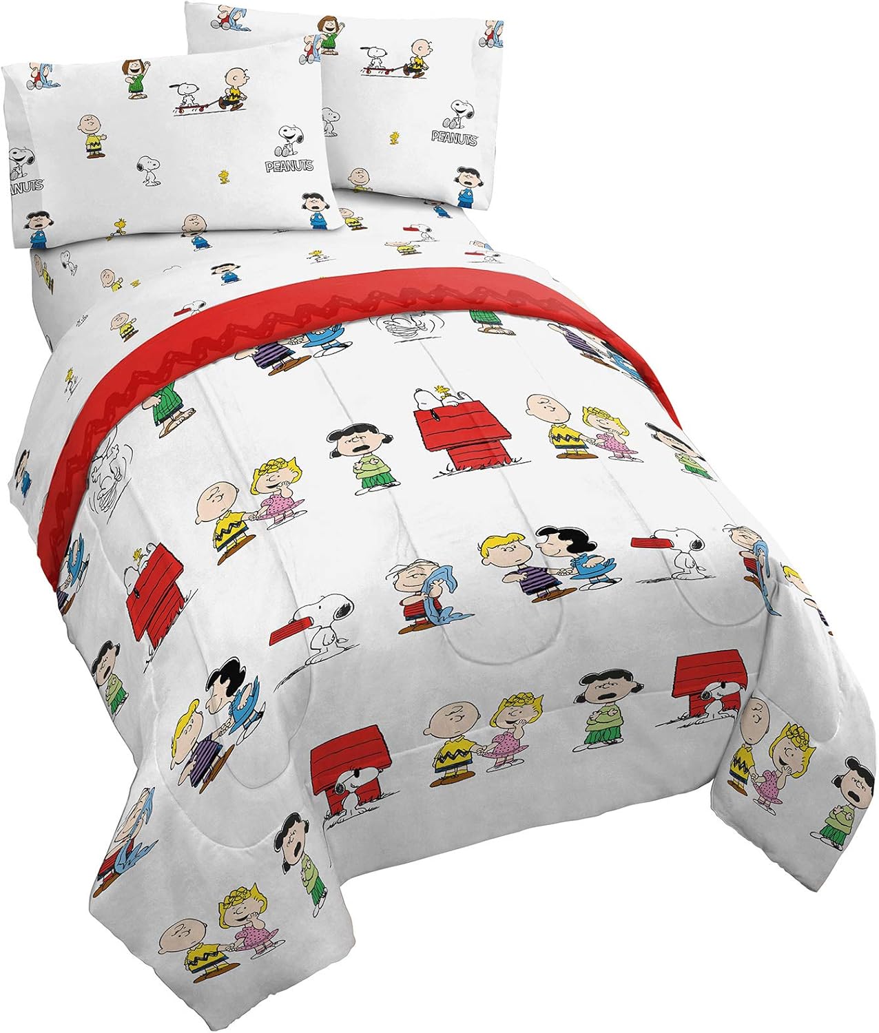 Jay franco Peanuts Best Friends 5 Piece Full Bed Set