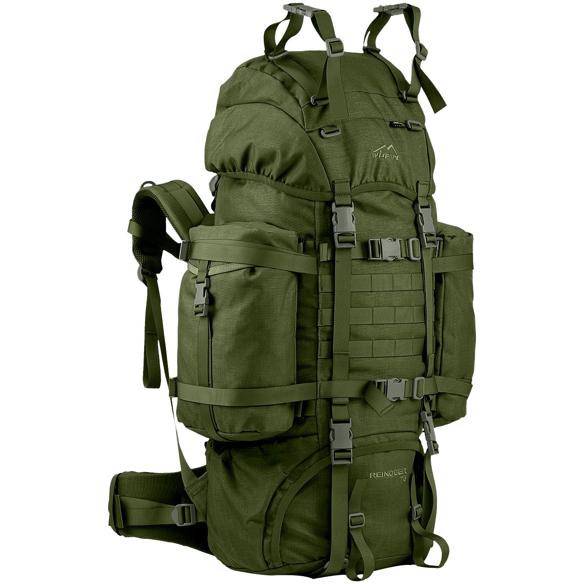 Wisport Olive Green Reindeer 75L Rucksack