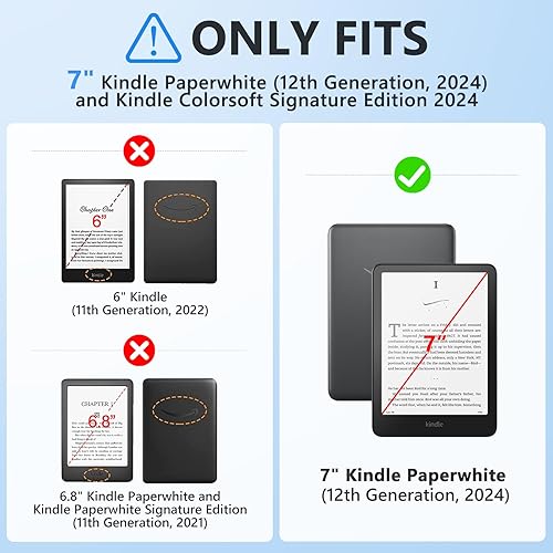 Miniatura 2 de Funda para Kindle Paperwhite de 6.8" (11 generación 2021), funda inteligente delgada con apagado y encendido automático para Kindle Paperwhite