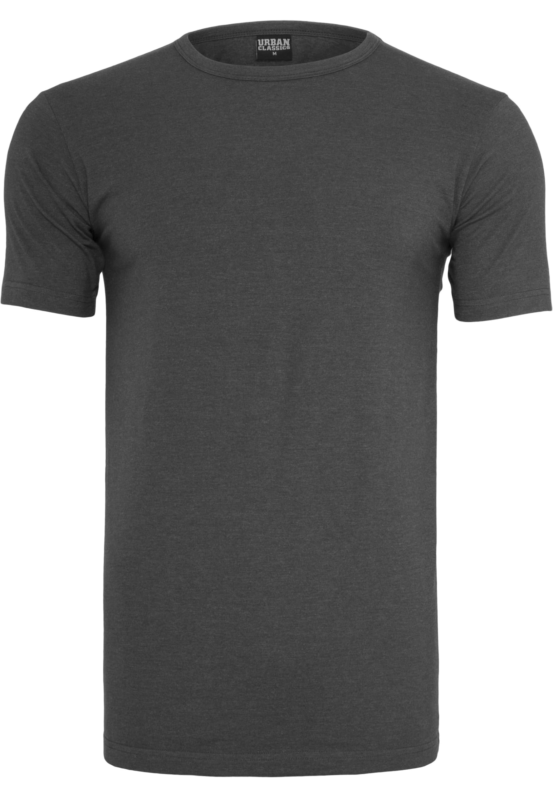 Urban Classics Men's Fitted Stretch tee T-Shirt, Charcoal, XXL