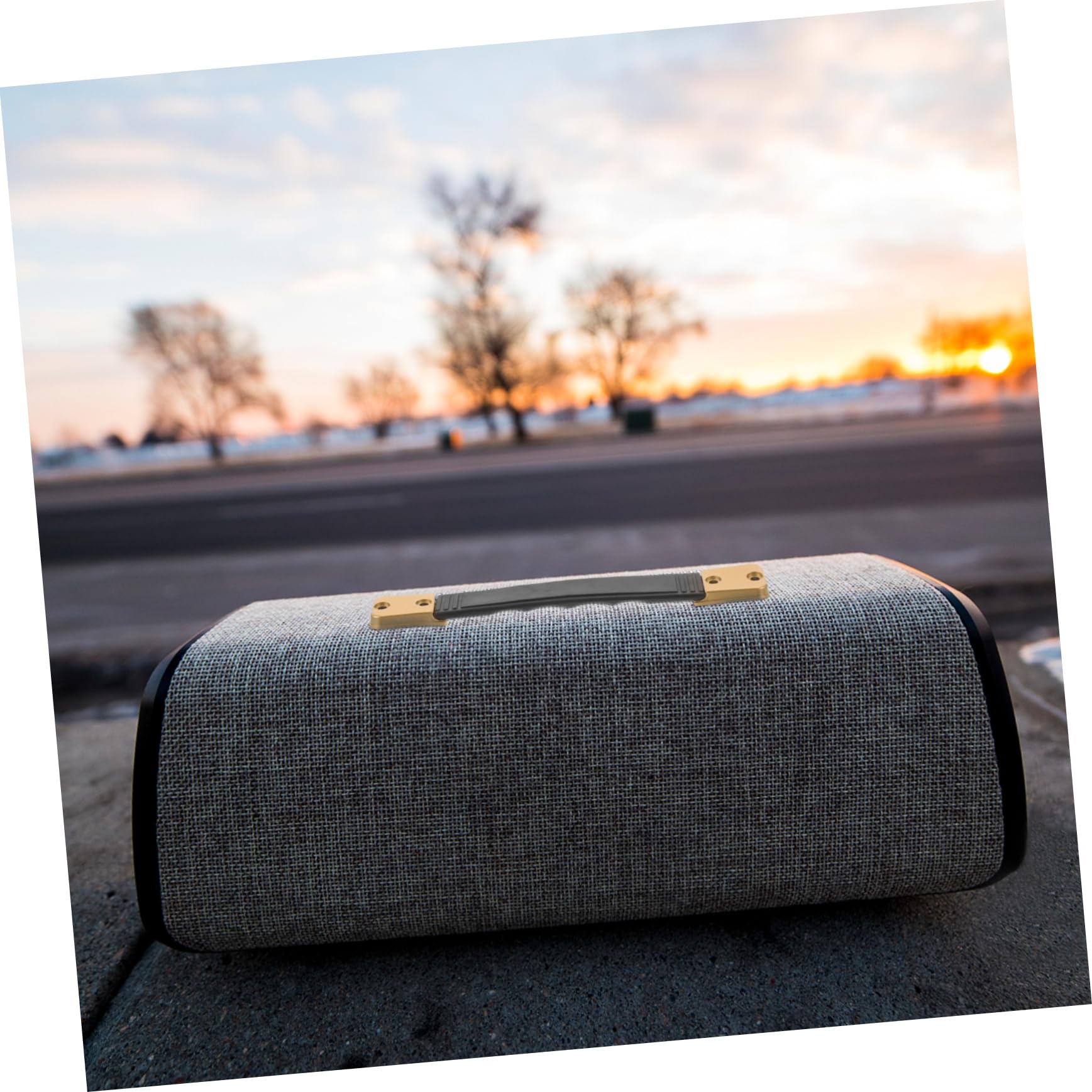 Totority 2pcs Artificial Speaker Handles Replacement Pull Handles for Speaker Cabinets Easy to Install Accessories Comfortable Grip for Moving