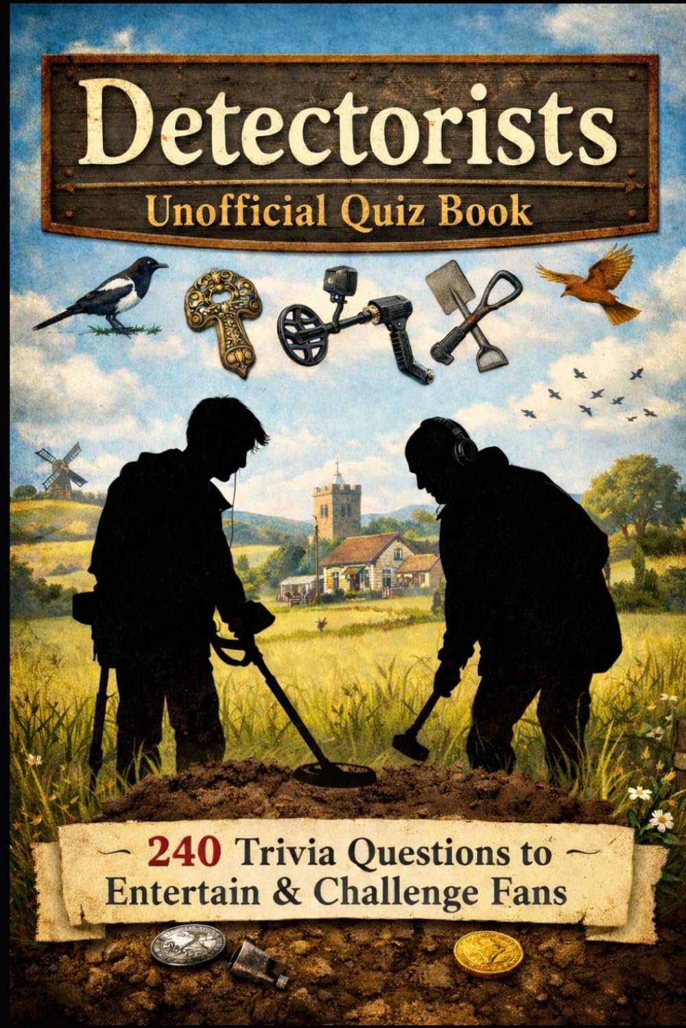 Detectorists Unofficial Quiz Book: 240 Trivia Questions to Entertain & Challenge Fans (Cool Quiz Books)