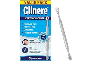 Clinere® Ear Cleaners Club Value Pack, 36 Count Spiral Wax Remover Tool