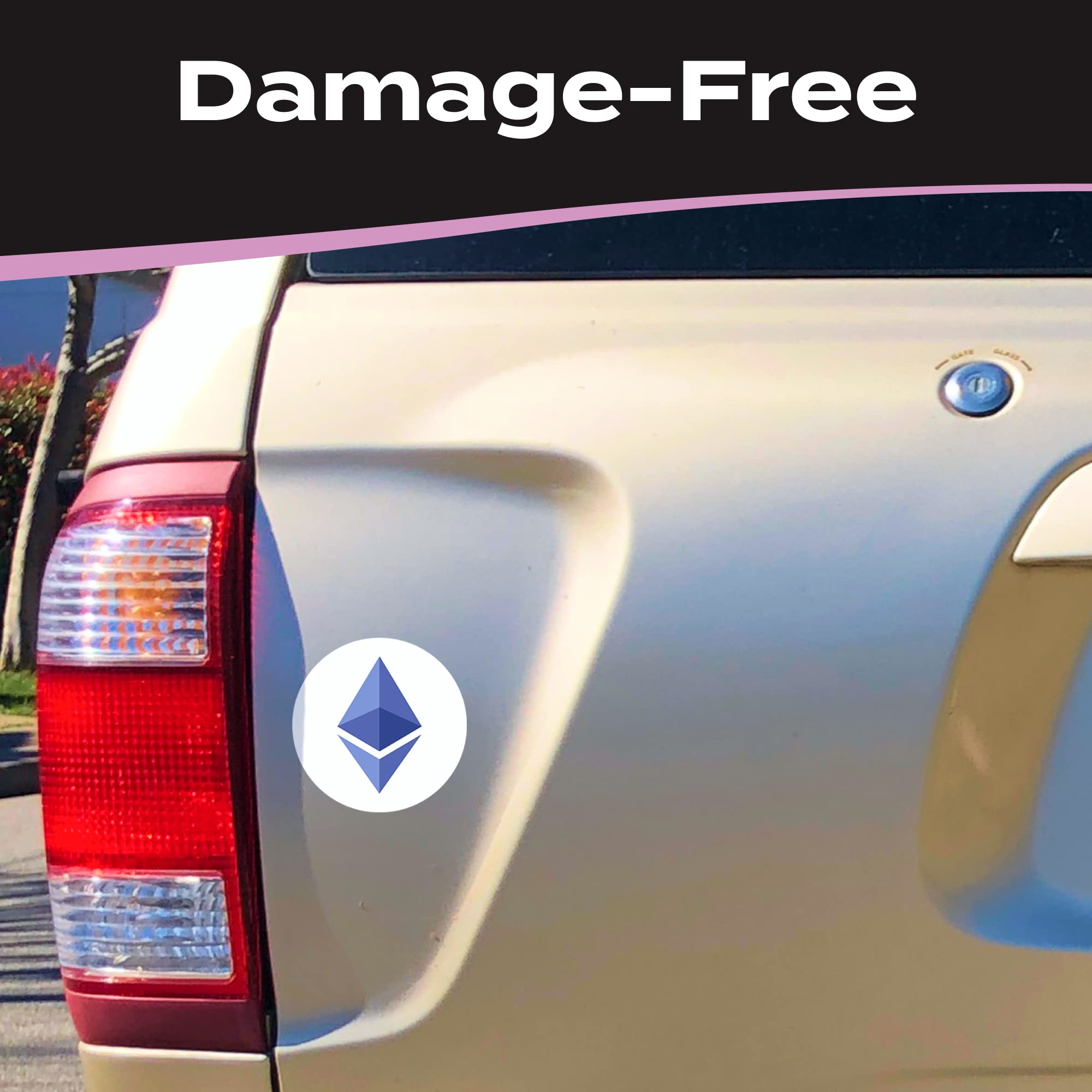 Amazon.com - Stickios Ethereum Stickers - ETH Bumper Stickers for Cars &  Windows - Crypto Vinyl Decals - Made in USA (4.6x4.6 inches, 3-Pack)