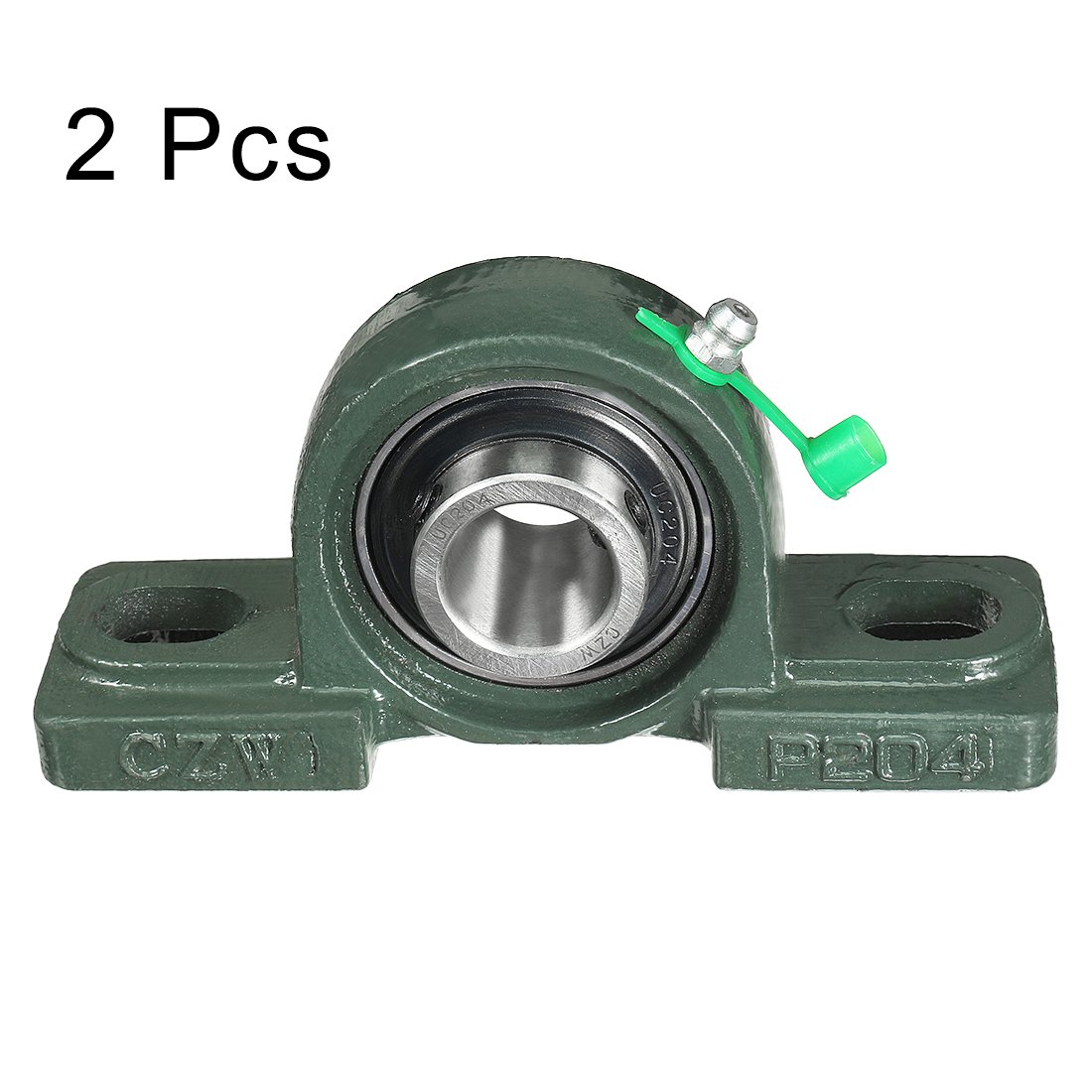 sourcing map 2pcs Palier Roulement bloc d'oreiller à alignement automatique portant monté UCP204 20mm