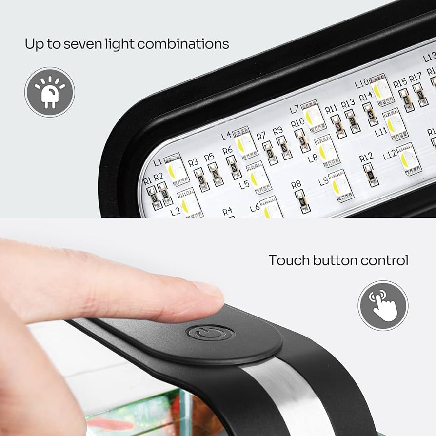 REPTI ZOO ストリップライト Amazon.com : REPTI ZOO Reptile Light Fixture with Timer, 5.5