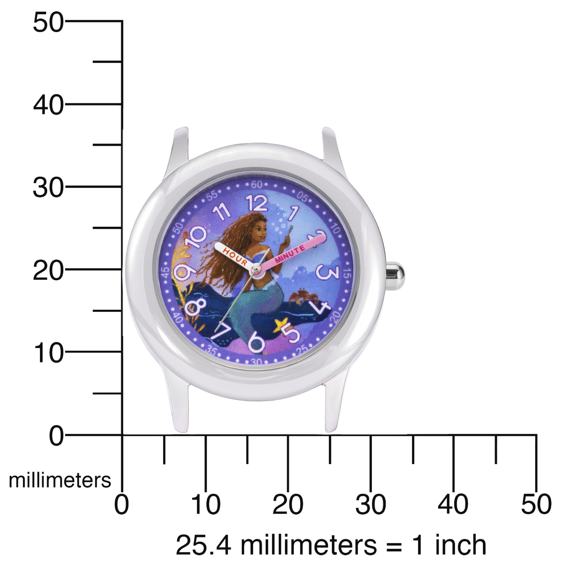 Disney Orologio Analogico al Quarzo Giapponese Unisex Bambini con Cinturino in Nylon WDS001410
