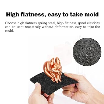 110x120MM Build Plate for Tina 2S Flexible Build Sheet Only | Heated Bed Printer Plate for Textured PEI+ Diamond PEO Printing Platform Tina 2S NOT Compatible with TINA2 Basic/TINA 2C