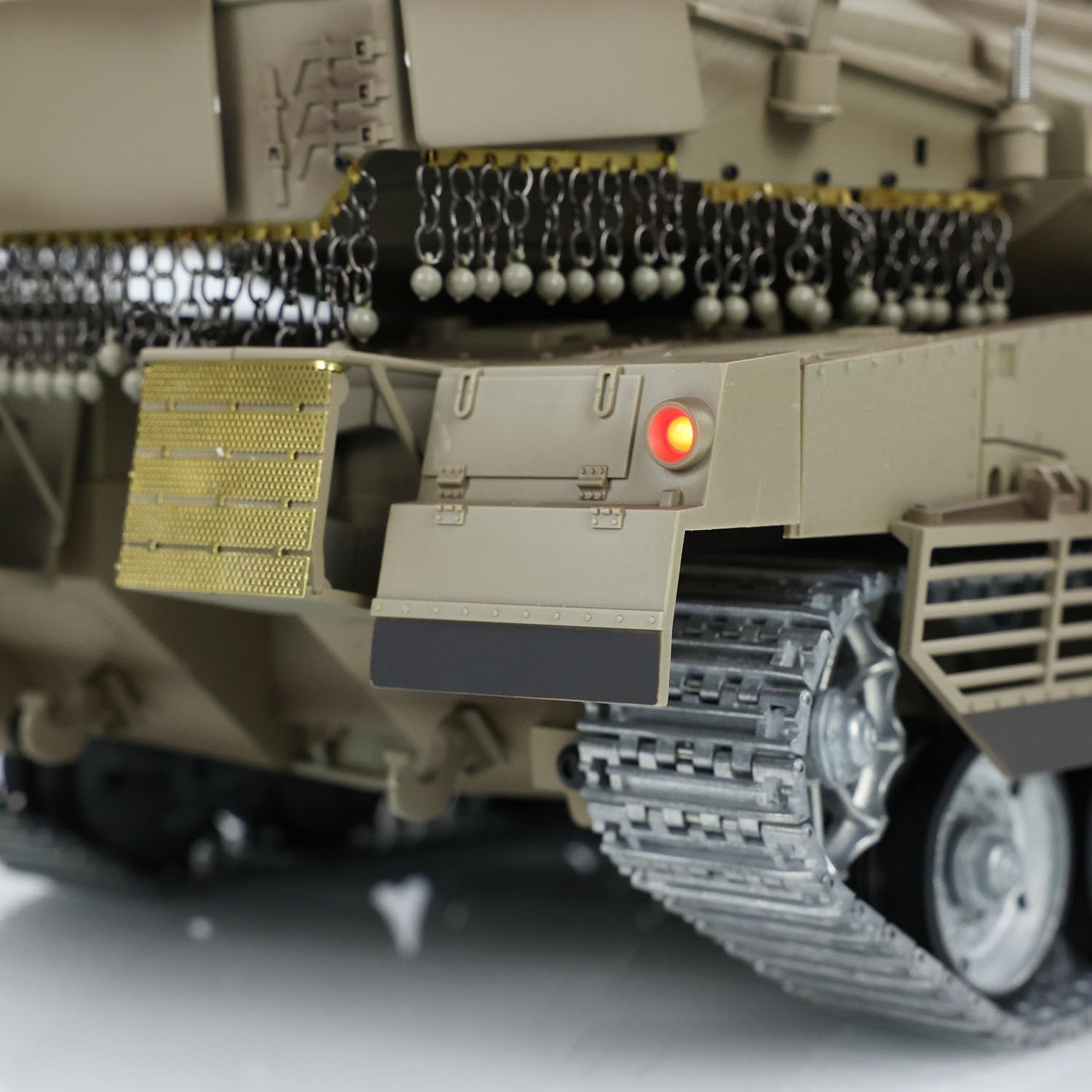 1/16 RC Panzer IDF Militär Merkava MK IV Metallschienen Straßenräder Leerlauf Pro Edition Hobby Grade Panzer Modell Tank BB Shooting Airsoft Tank That Shoot
