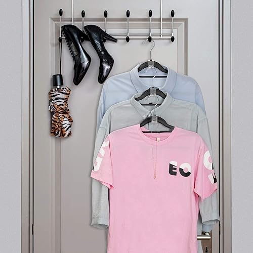 Miniatura 7 de 60 ganchos para colgar ropa, ganchos para colgar ropa, ganchos para colgar ropa, extensores para armario, ahorro de espacio, colgadores en cascada,