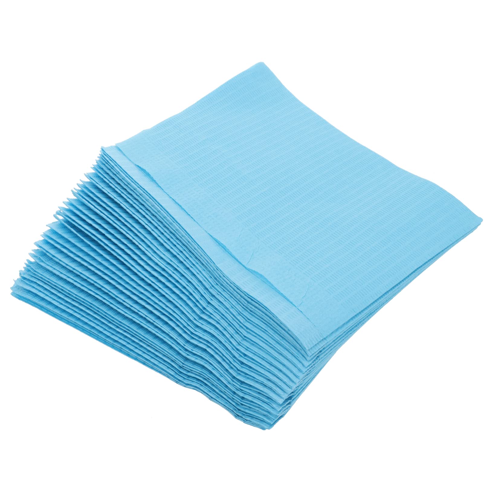Didiseaon Tovaglietta Monouso per Manicure Blu in Carta Fibra Resistente 125 Pezzi per Nail Art Salon e Ufficio