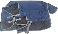 Vista 29 de 1200Denier - Manta impermeable y transpirable para caballo (78", azul real)