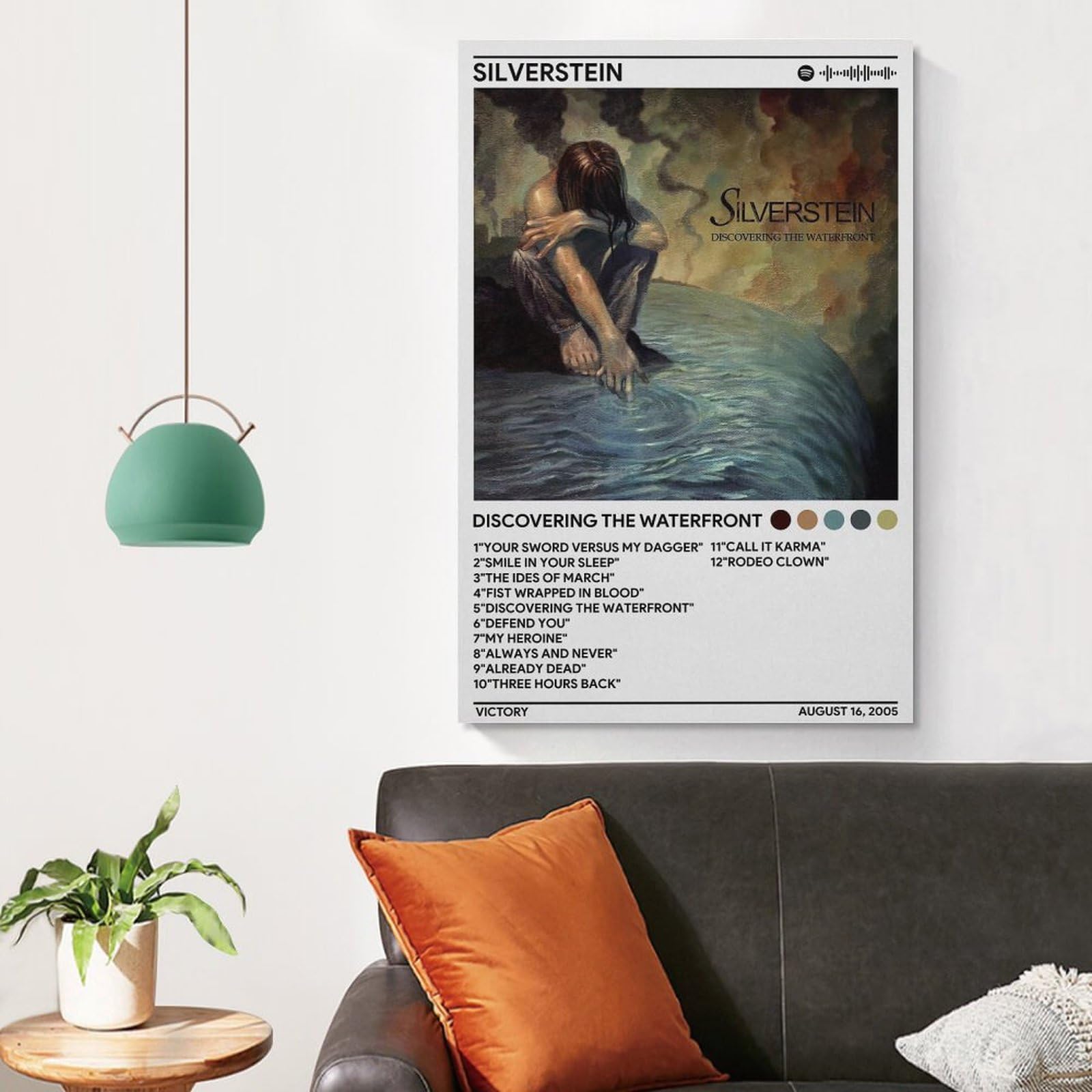 Silverstein - Discovering The Waterfront Canvas Poster Decoração