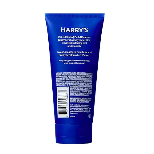 Miniatura 7 de Harry's Jabón facial exfoliante para hombres, productos suaves para el cuidado de la piel con exfoliante de roca volcánica, probado por