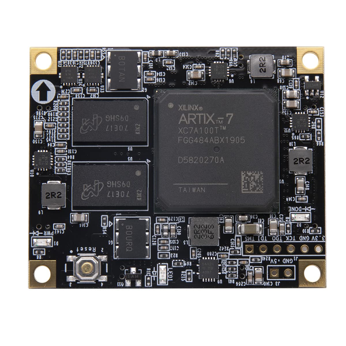 ALINX SoM AC7100B: XILINX Artix-7 XC7A100T FPGA Core Board Industrial Grade Module