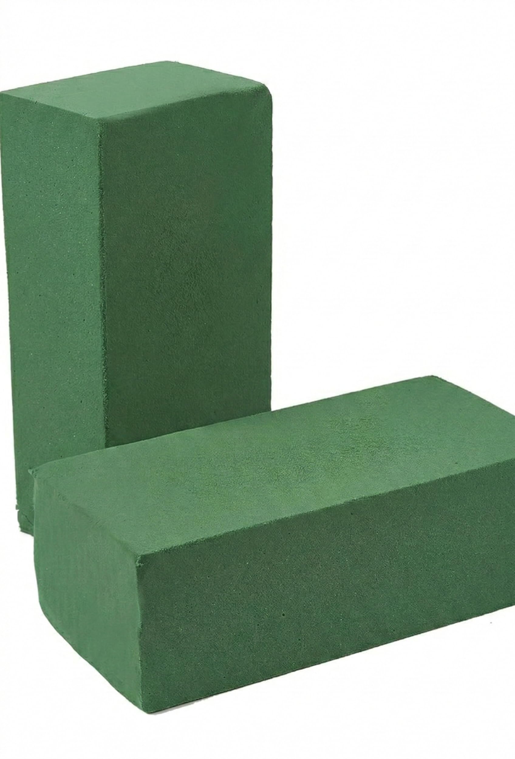 Premium Floral Foam Bricks for Fresh Flower Arrangements - Water Absorbent Green Styrofoam Blocks for DIY Crafts, Wedding Decor, Party Florals & Centerpieces (Pack of 2) | Size - 9 x 2.7 x 3.8 inches-image-11