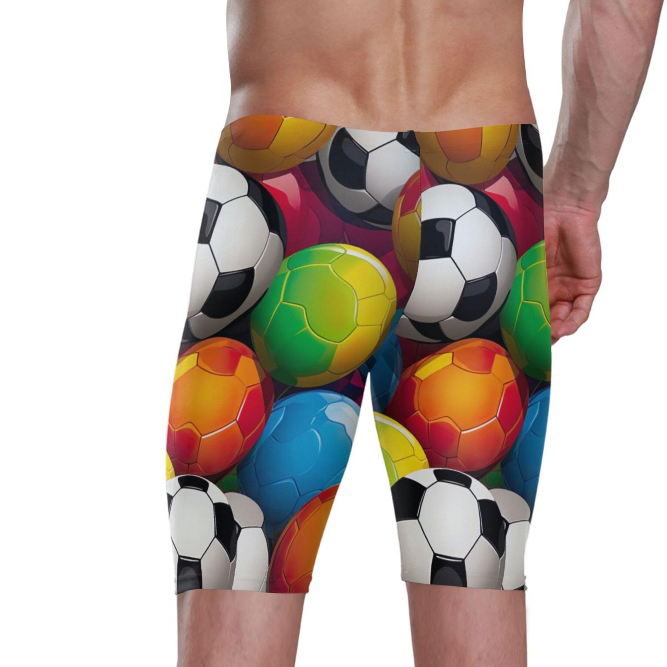 Football Soccer Men's Swim Jammers Racing & Training Swimsuit Fast, Flexible,Comfortable XXXL B0400179