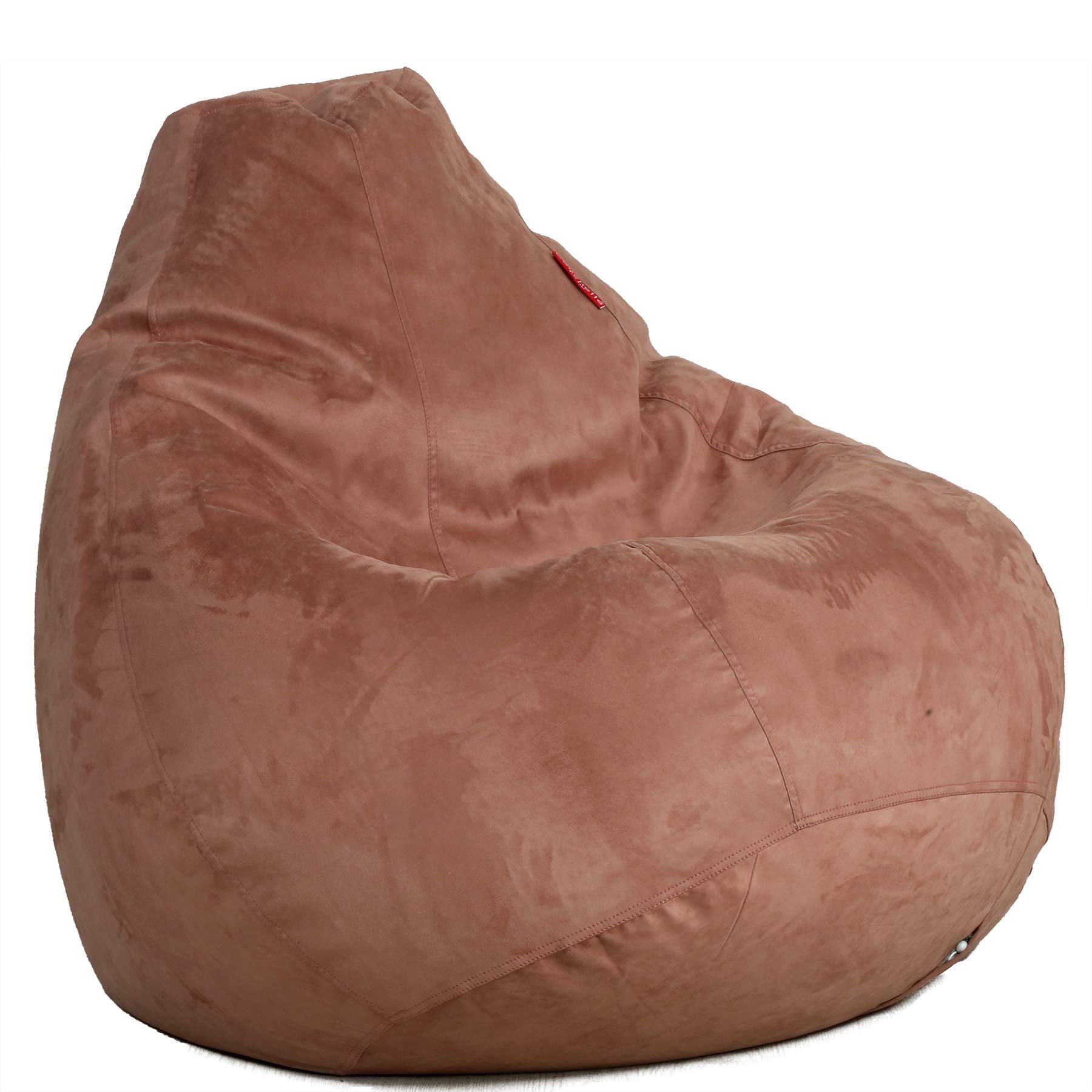 Couchette XXXL Suede Bean Bag Cover in Cavern Pink Finish (Without Fillers)