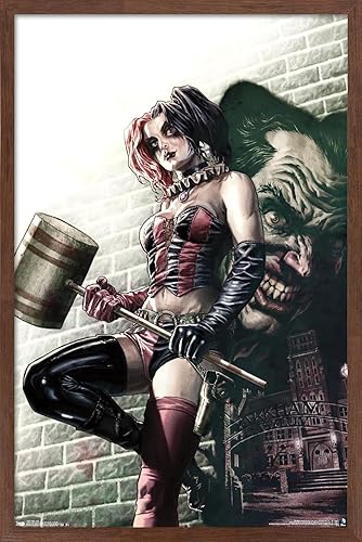 Miniatura 11 de Trends International DC Comics - Póster de pared de Harley Quinn, 22.375 x 34 pulgadas, versión premium sin marco