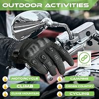 WESTWOOD FOX WFX Motoros Kesztyű Kemény Koppantóval Érintőképernyős Fekete 2