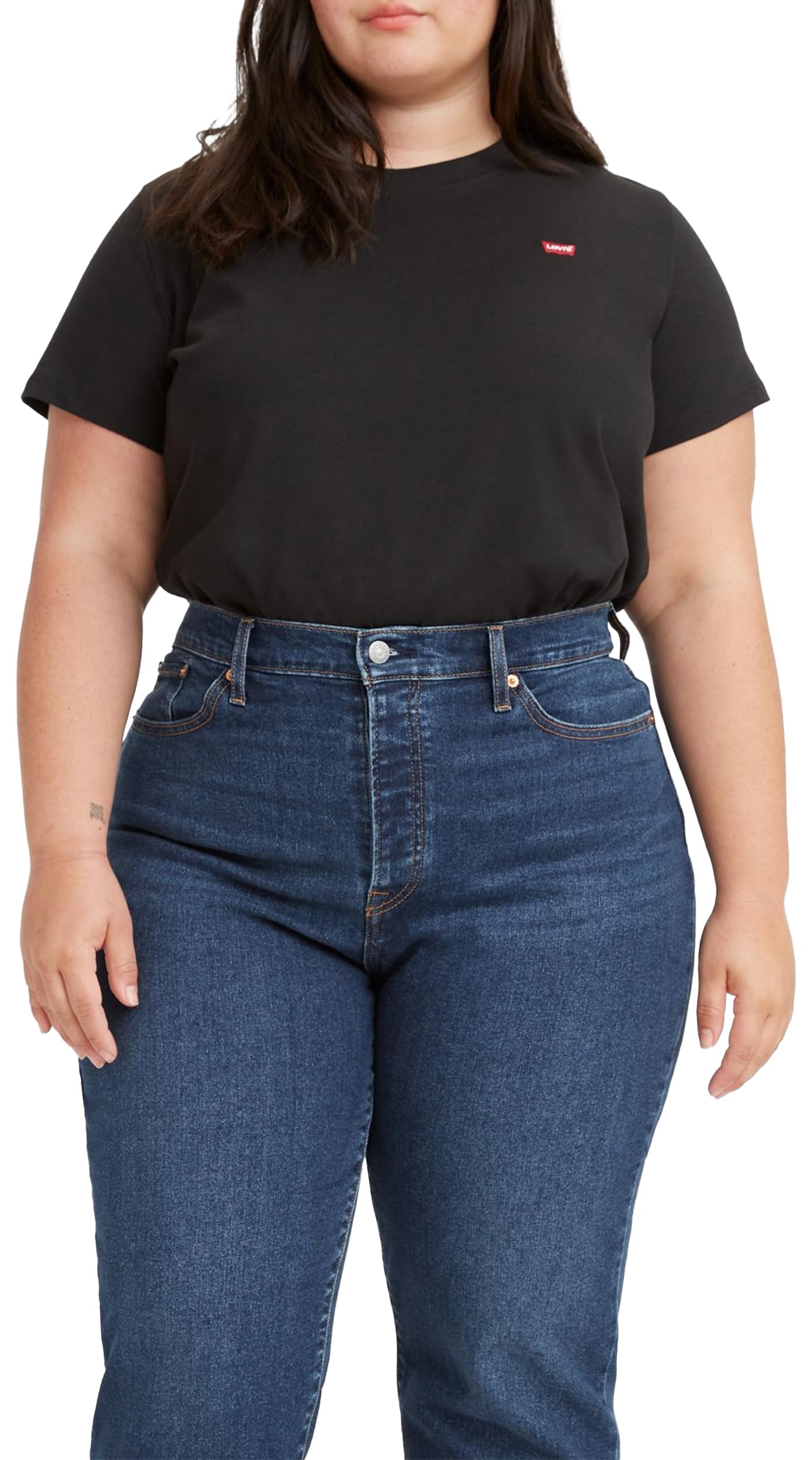 Levi's Plus Size The Perfect Tee Camiseta Mujer, Chesthit Logo