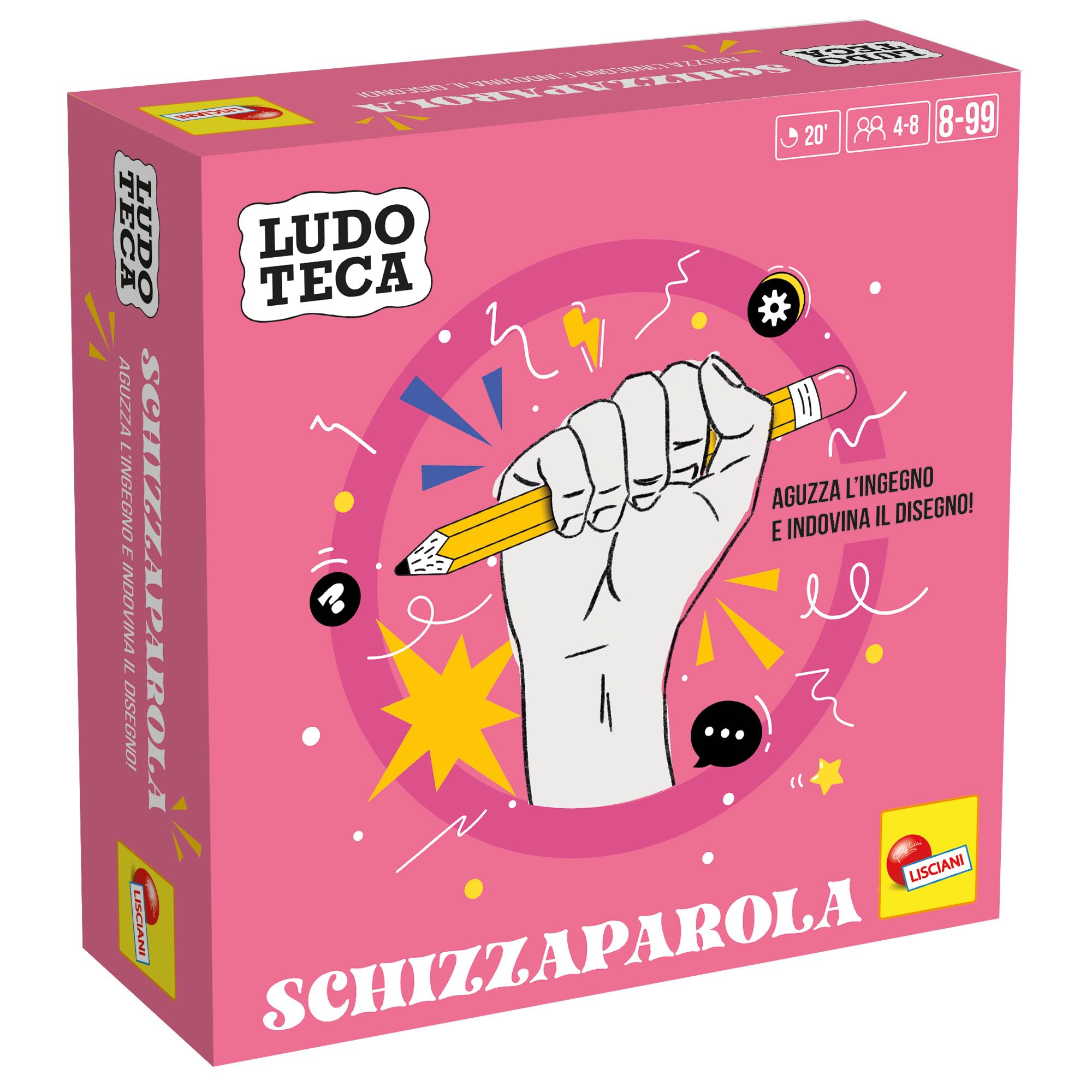 Lisciani Giochi - Ludoteca Pocket Schizzaparola, 110490