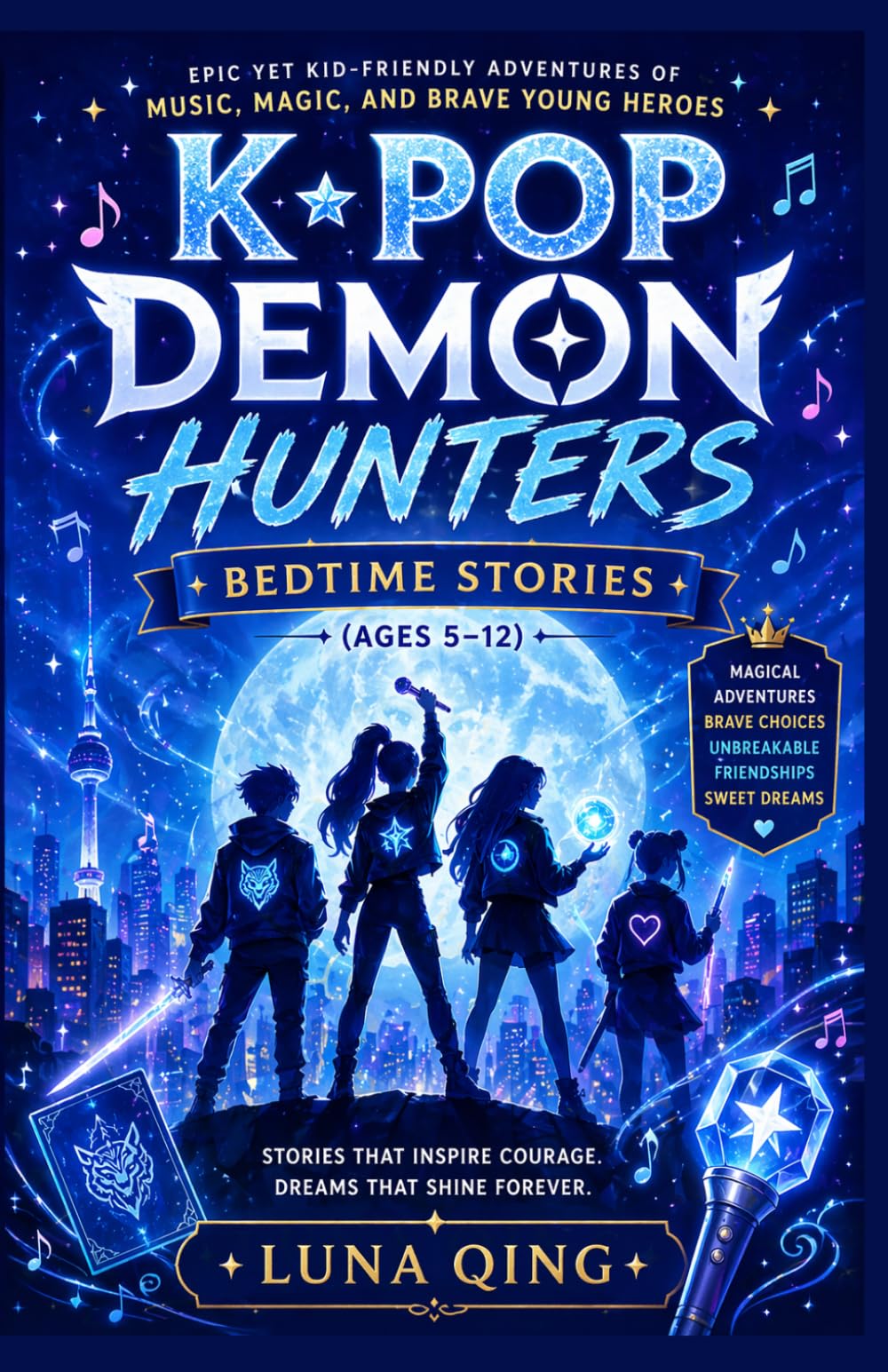 K-Pop Demon Hunters Bedtime Stories (Ages 5–12): Epic Yet Kid-Friendly Adventures of Music, Magic, and Brave Young Heroes