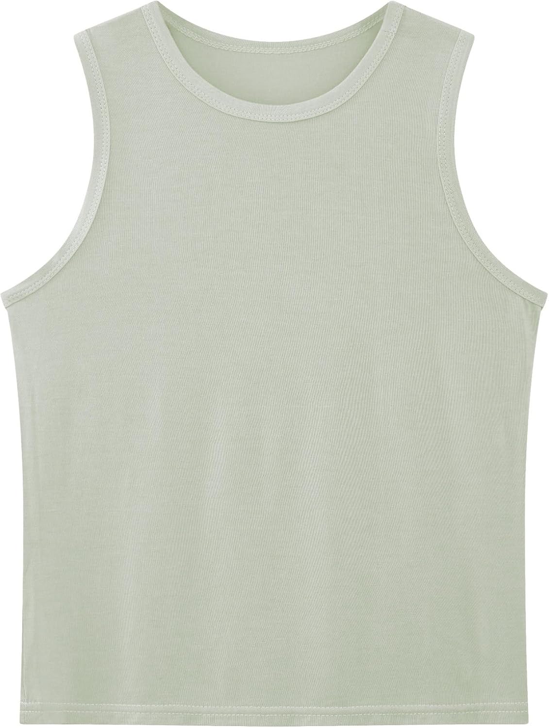 Oyolan Boys' Undershirts Tank Tops Crewneck Solid Multicolor Summer Sleeveless T-Shirt Workout Sports Vest