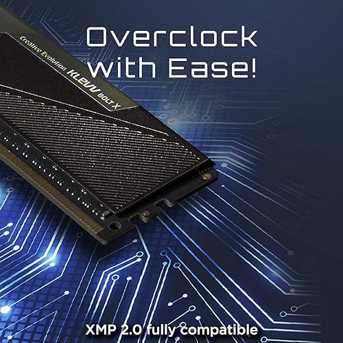 Miniatura 9 de KLEVV Bolt X DDR4 32 GB (2 x 16 GB) 3600 MHz CL18 1.35 V Gaming Desktop Ram Memory SK Hynix Chip XMP 2.0 Ready (KD4AGUA80-36A180U)