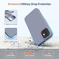 Vista 588 de Miracase Funda diseñada para iPhone 13 Pro Max con protector de pantalla, [forro de microfibra suave antiarañazos], funda protectora de silicona