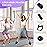 Bbtops Pilates Bar Kit with Resistance Bands, Multifunctional Pilates Bar Full Body Workout Equipment,Pilates Equipment for Women and Men Home Gym Yoga - Purple
