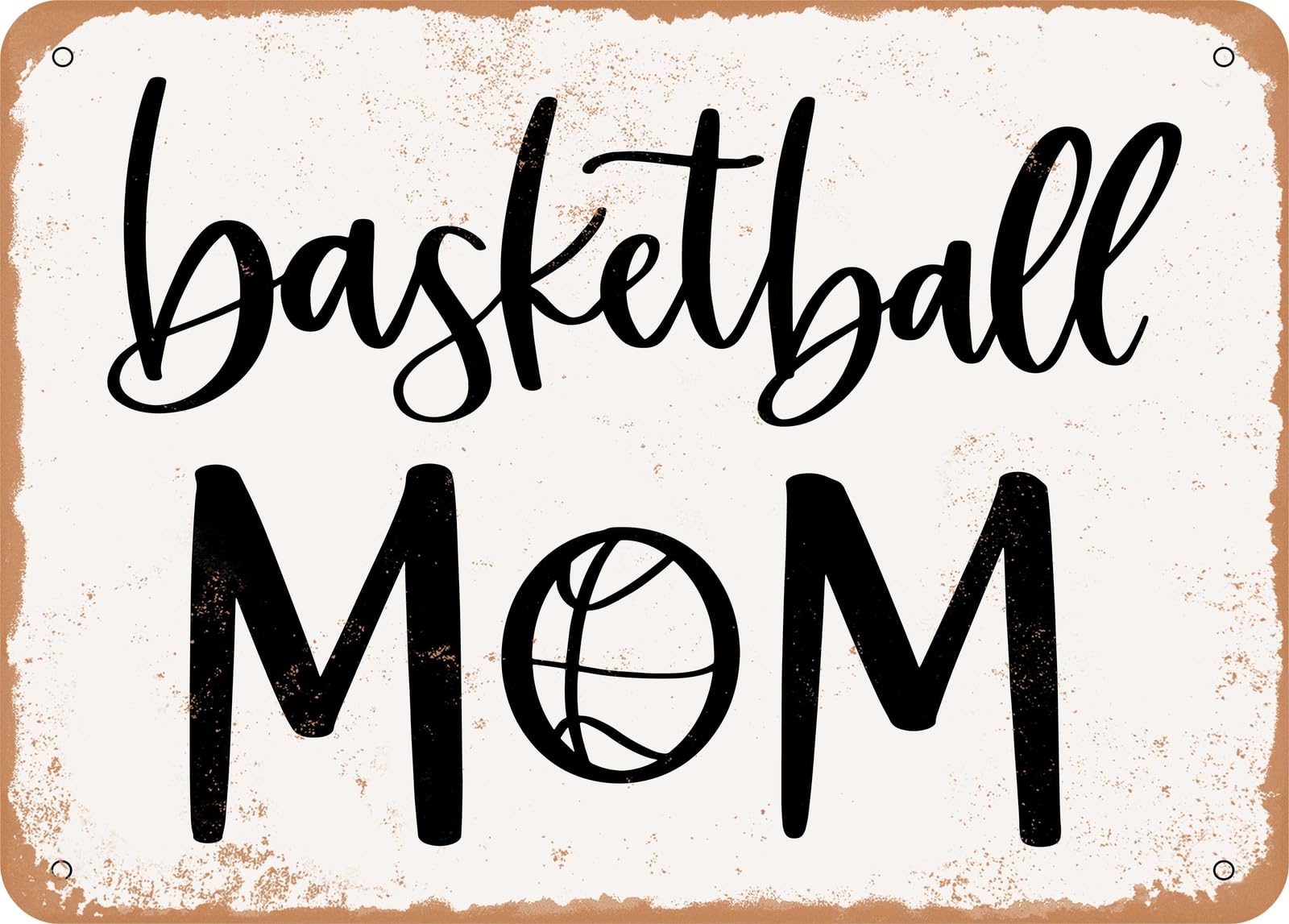 Metal Sign - Basketball Mom - Vintage Look Sign home decor