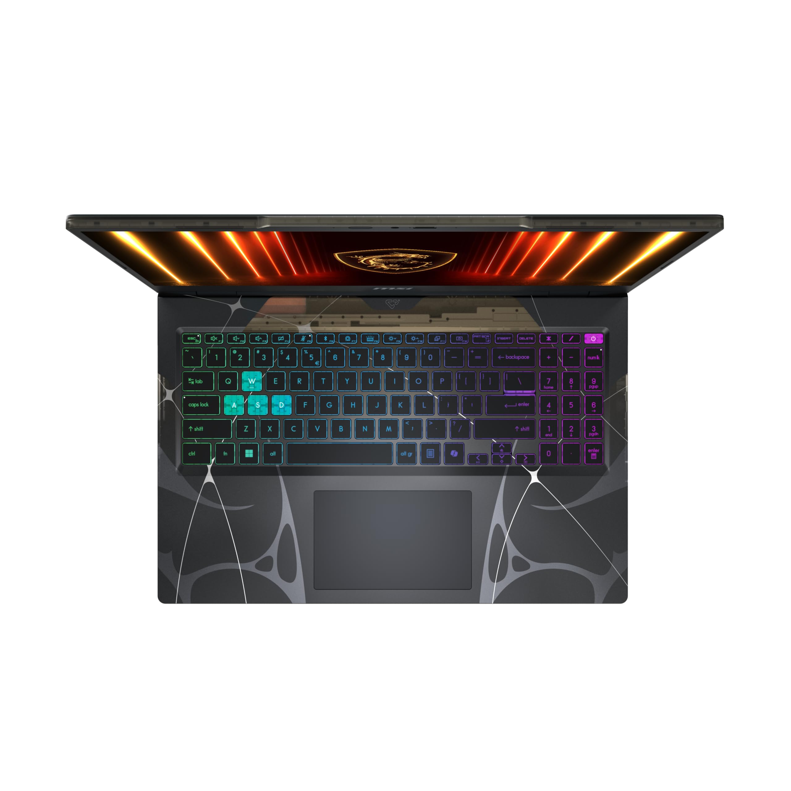 MSI Cyborg 15 B2RWFKG-239XES - Ordenador portátil 15,6" FHD (Intel® Core 7 Processor 240H, RTX 5060, 32GB, 1TB SSD) Translucent Black, Free Dos