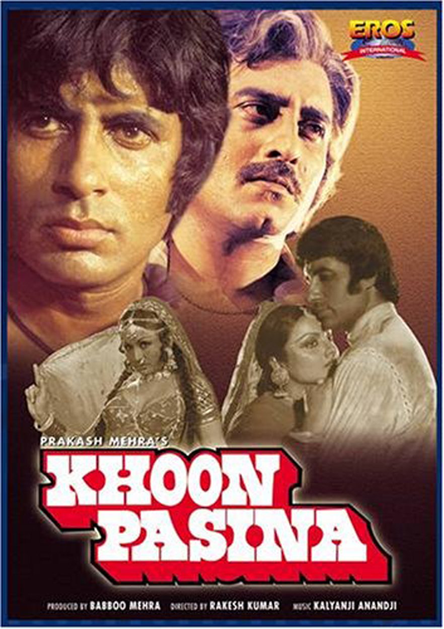 Khoon Pasina Amitabh Bachchan, Rekha, Vinod Khanna, Kader Khan, Rakesh Kumar