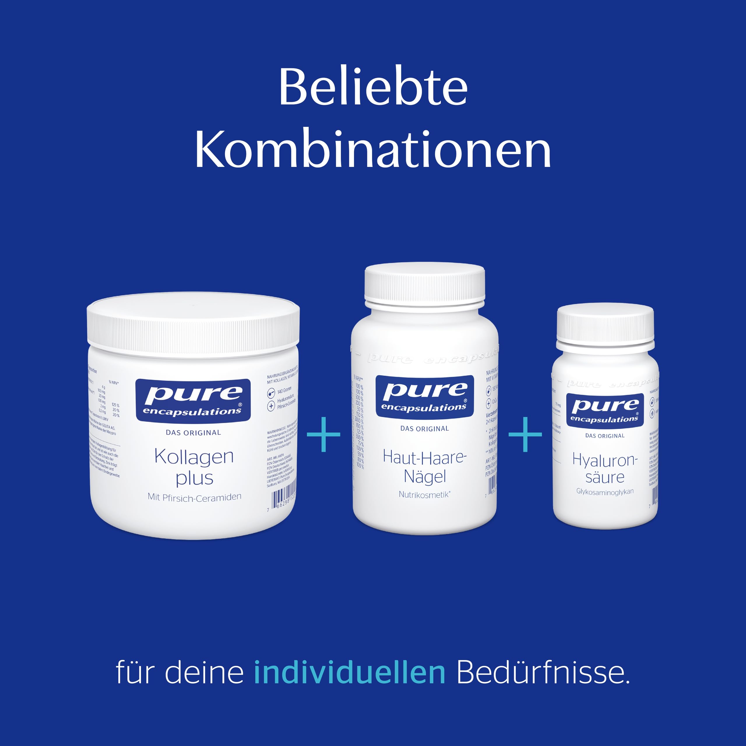 Pure Encapsulations - Haut-Haare-Nägel - Mikronährstoff-Formel mit Vitamin C, D, Biotin und Zink für Haut und Haar - 180 Vegetarische Kapseln
