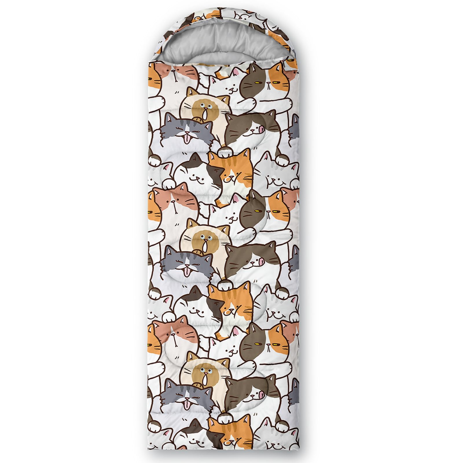 QOOMO Ball Flower Sleeping Bag - 3 Season Camping -2 QOOMO Ball Flower Sleeping Bag - 3 Season Camping -2