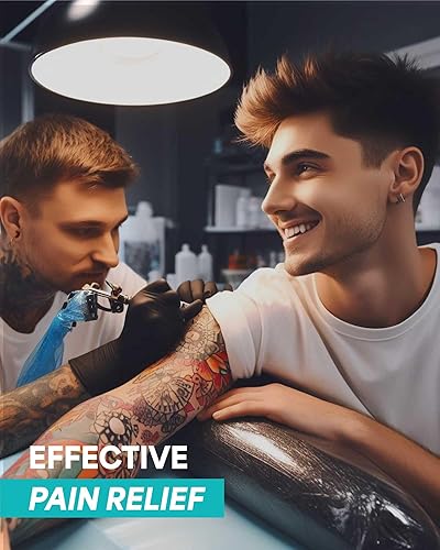 Miniatura 3 de Crema adormecedora para tatuajes, máxima fuerza, 5% de lidocaína, vitamina E, para tatuajes, piercings y más, 1.0 fl oz (1.06 oz)