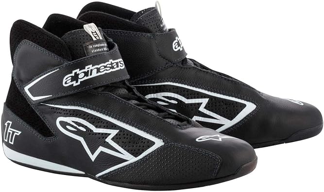 Alpinestars TECH-1 T SHOES US BLACK WHITE YELLOW FLUO 5
