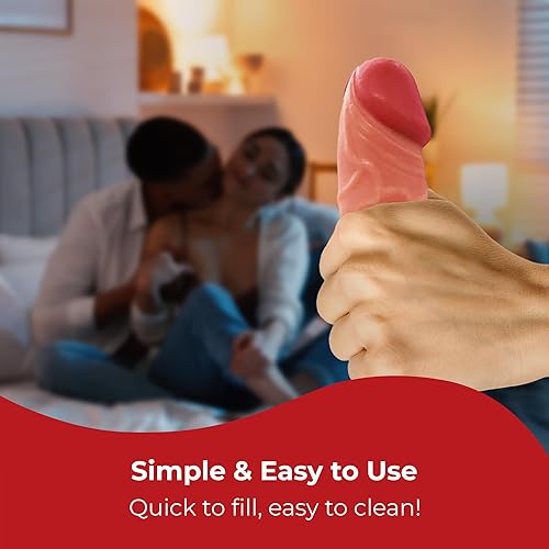 Miniatura 6 de Squirting consolador con potente gatillo y dinero tiro mágico falso Cum con sabor auténtico