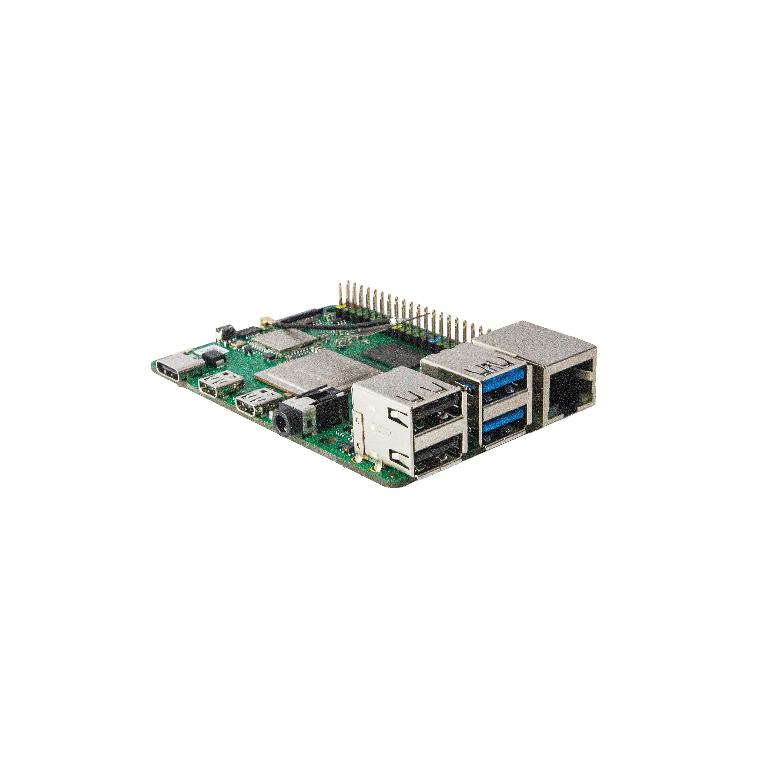 WayPonDEV Rock PI 4 Model C Plus 4G RAM Rockchip RK3399T 64bit Hexa-Core Based Single Board Computer Compatible with Raspberry Pi 4B