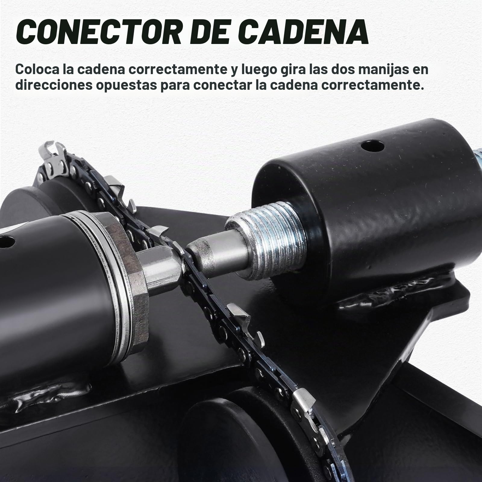 YUCHENGTECH Rompedor y Giratorio de Remaches 2 en 1 | Derivadora y Remachadora Universal para la Mayoría de Cadenas de Motosierra