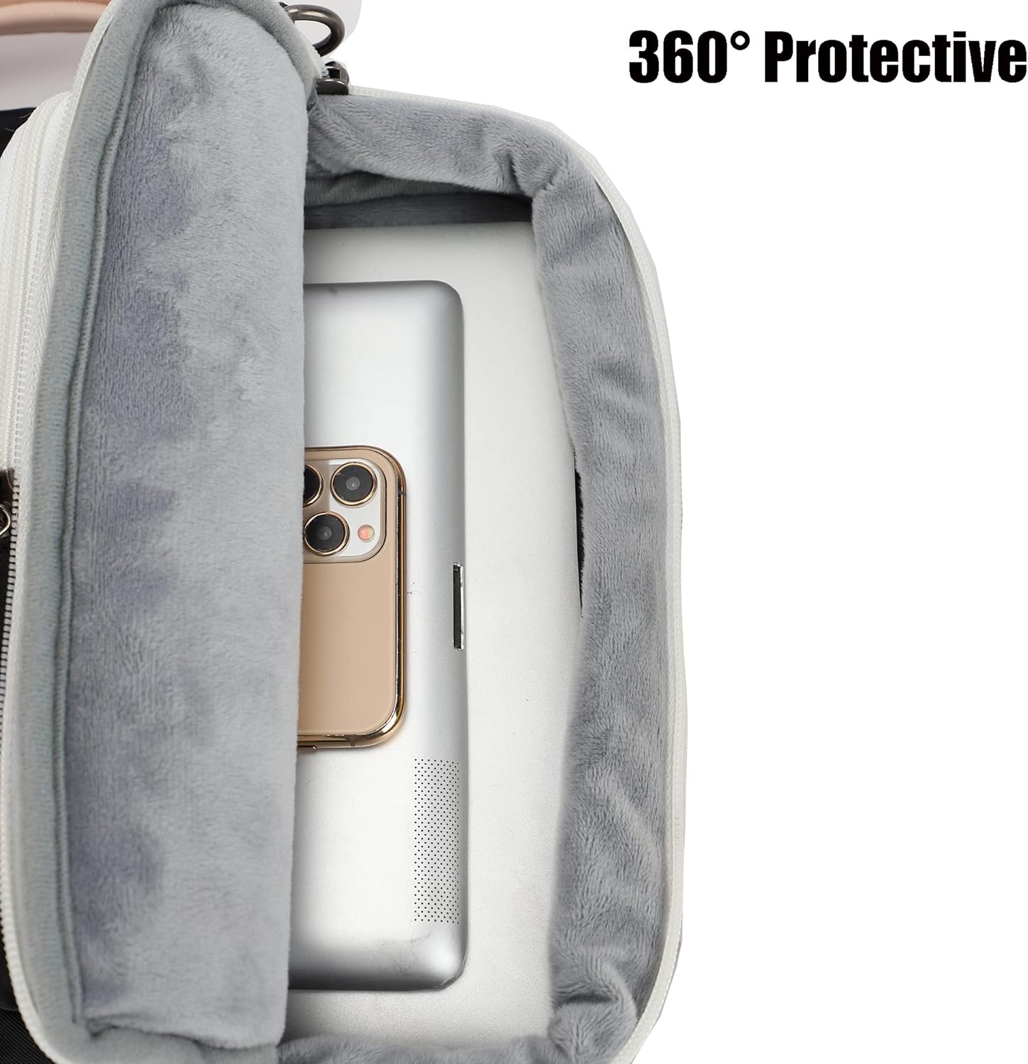 360° Protective Muti-Pockets Laptop Shoulder Bag Sleeve Case,Laptop Briefcase for 15.6 inch and 16 inch Laptop (Black) - Image 4