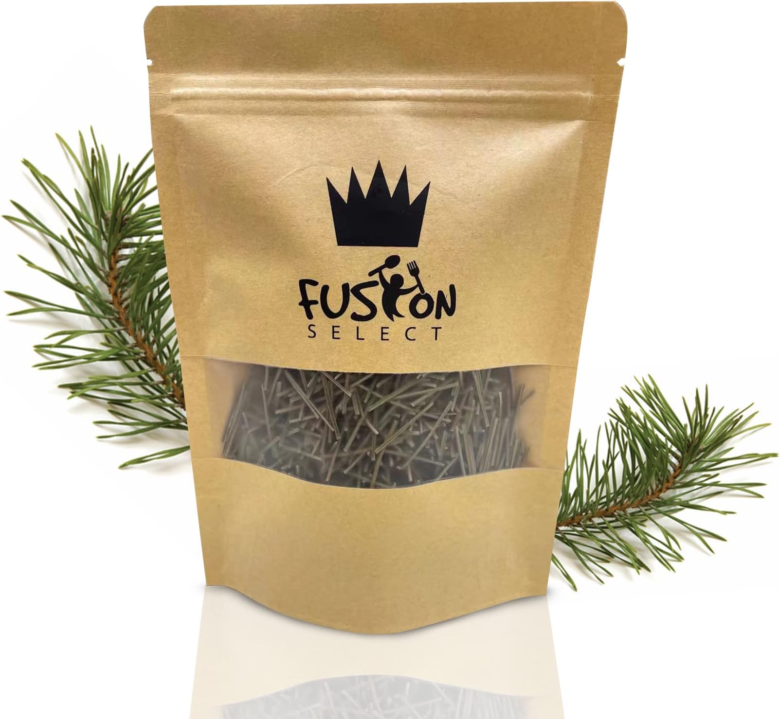 Fusion Select 100% Natural Pine Needle Tea - Fresh, Natural Loose Leaf Herbal Teas for Relaxation, Immunity & Health - Dried Pine Needles With Vitamins A, C, E & Antioxidants (1.5Oz)