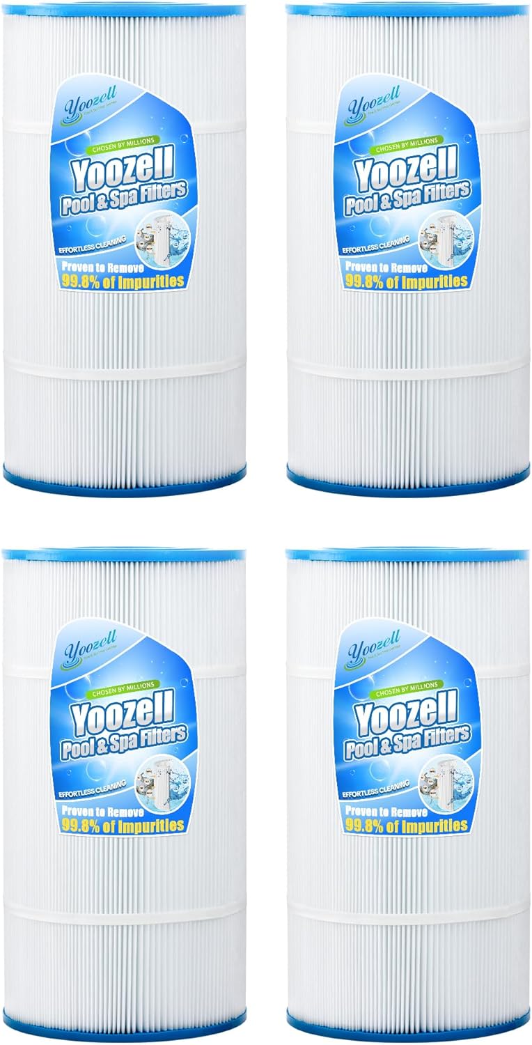 Swimming Pool Filter Replaces for C-8311, Filbur FC-1285, CCX1000RE (CC 1000E), XStream CC1000RE, PXST100, PLFPXST100, Darlly 81005, 100 Sq.Ft Filter Cartridge, 4 Pack