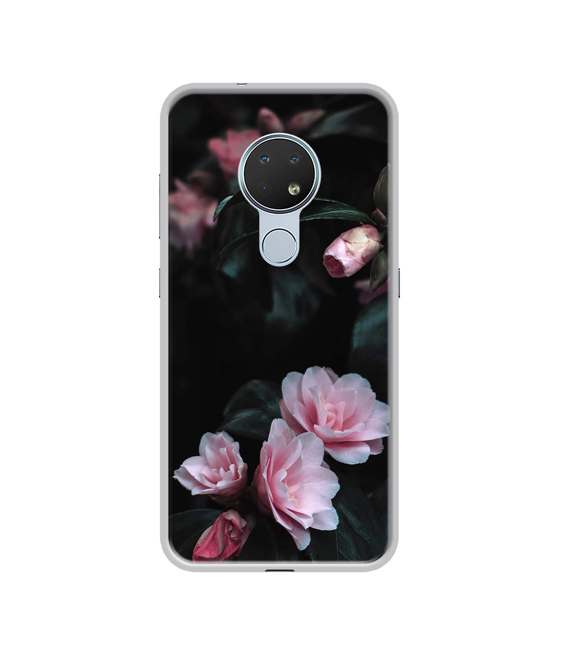 Amazon Brand - Solimo Silicone Designer Dark Flowers Photography Uv Printed Soft Back Case Mobile Cover for Nokia 6.2, Multi-Coloured (B0854LPGYP) Amazon Price History, Amazon Price Tracker