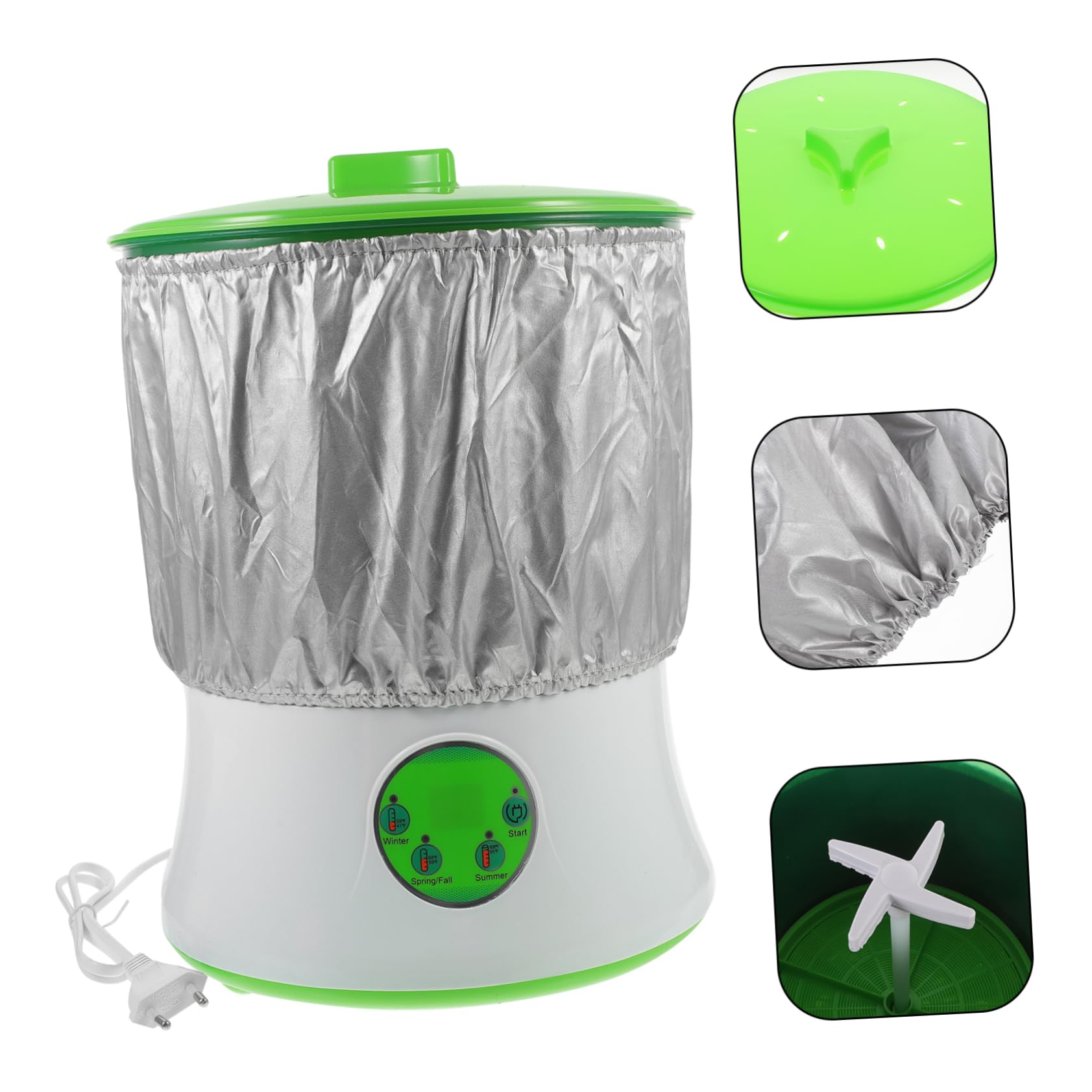UPKOCH 20w Máquina De Brotes De De Doble Inteligente Control por Microcomputadora para Germinador De Semillas Casa