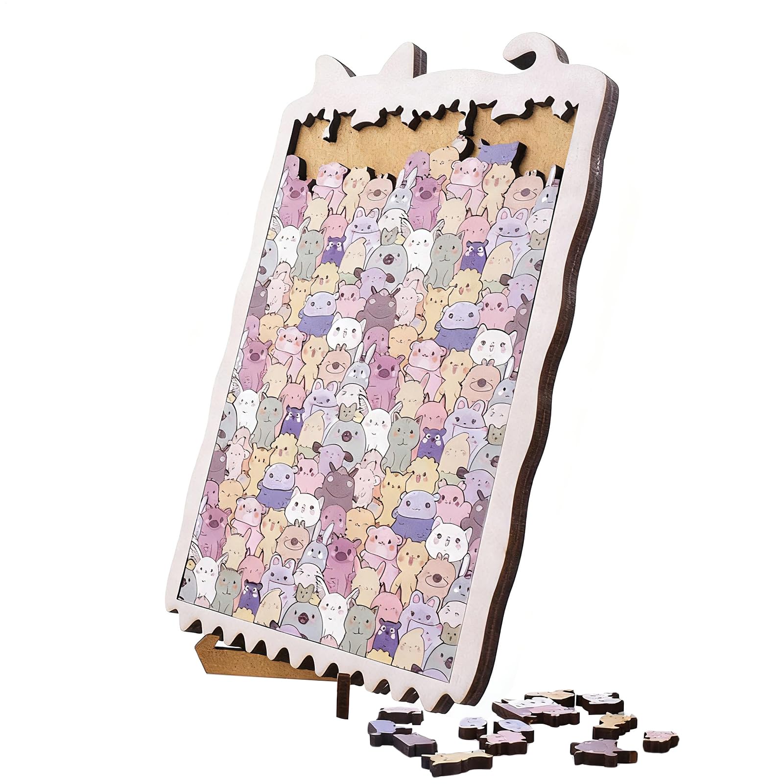 Puzle de animales de madera bonito para regalar en una reunión familiar 8