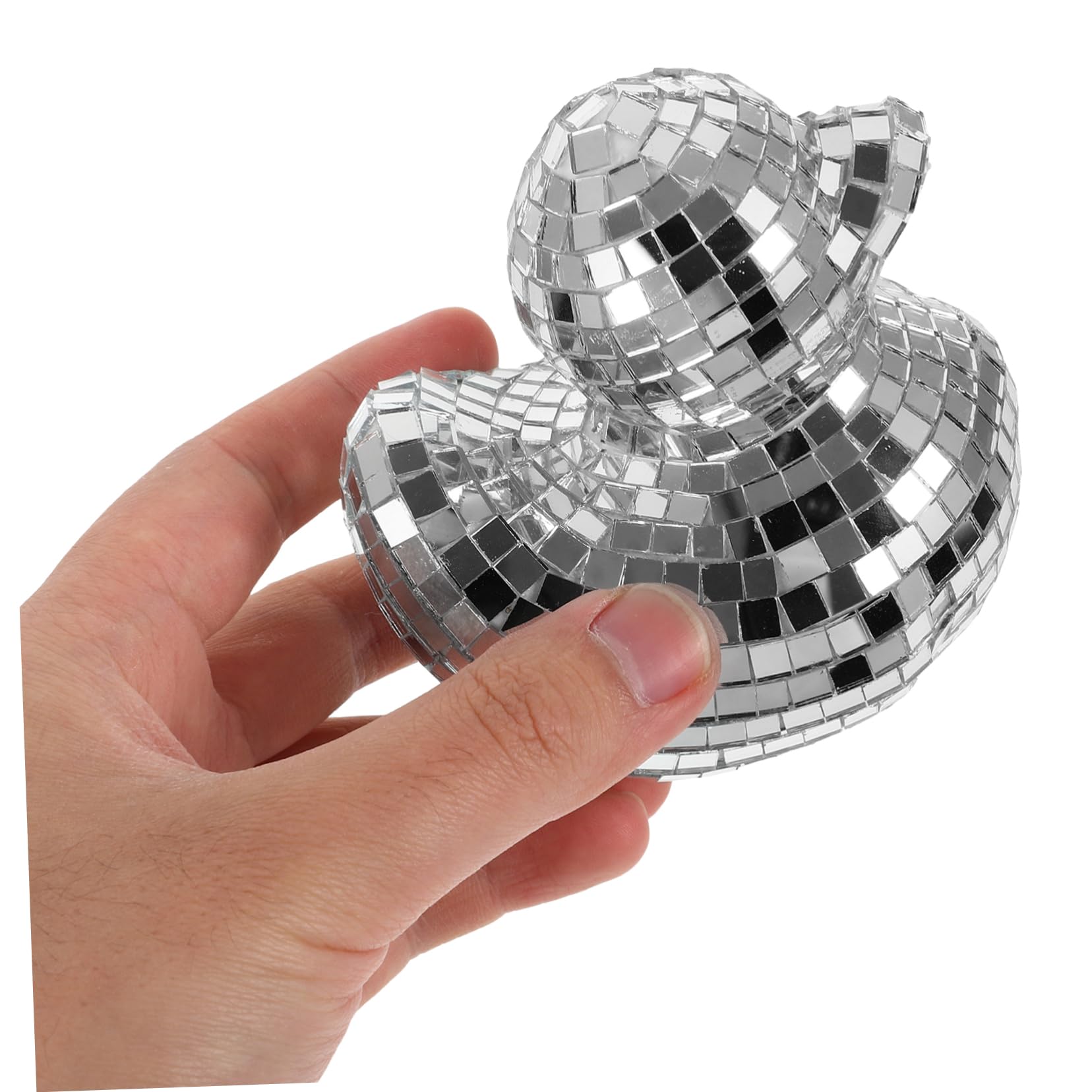 Cabilock 5 Piezas Pato Discoteca Bolas de Fiesta Disco decoración de Mesa de Bola de Discoteca decoración hogar decoración de Pato Adornos de Bolas de Discoteca Barra de Discoteca Espuma