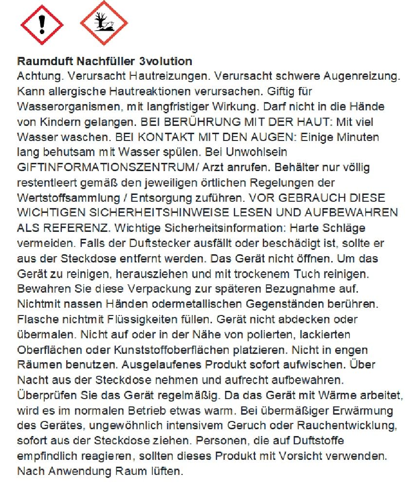 6er Pack - Ambi Pur 3volution Nachfüllung Elektrische Lufterfrischer - Thai Orchidee - 20 ml